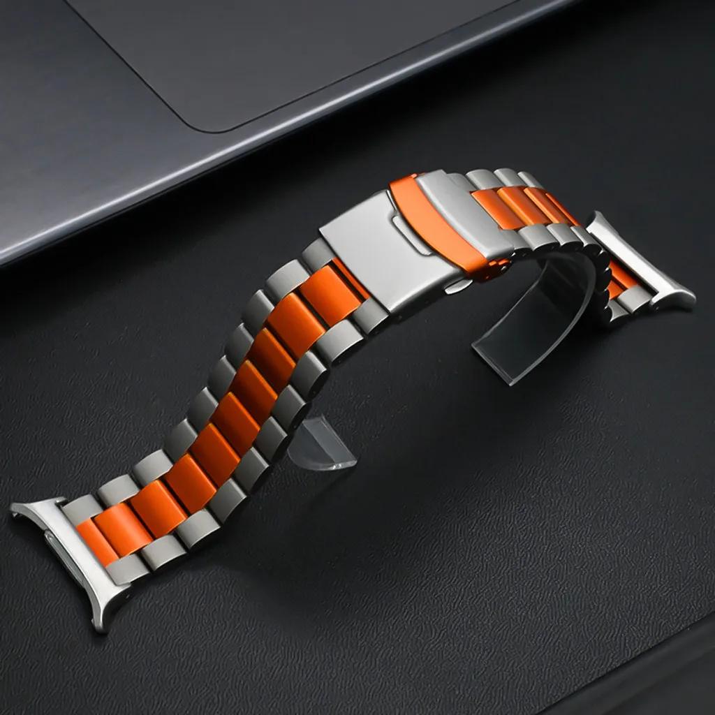 Роскошный металлический ремешок из титанового сплава для Samsung Galaxy Watch 8 40 мм 44 мм 8 Classic Galaxy Watch Ultra 2025 47 мм Ремешок Браслет для часов