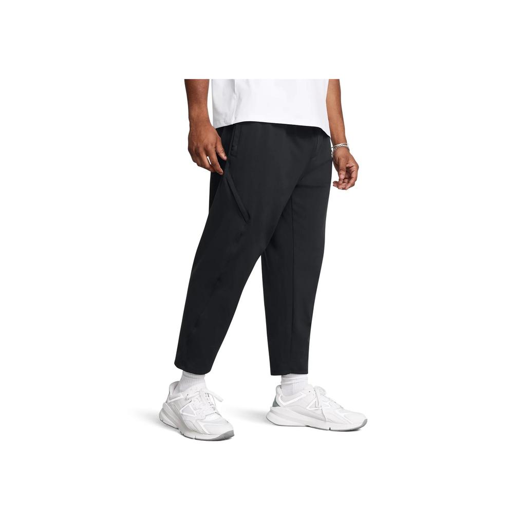 Under Armour UA Meridian Прочные Удобные Стильные Универсальные Шорты Три Четверти Повседневные Мужские шорты Черные 1386979-001
