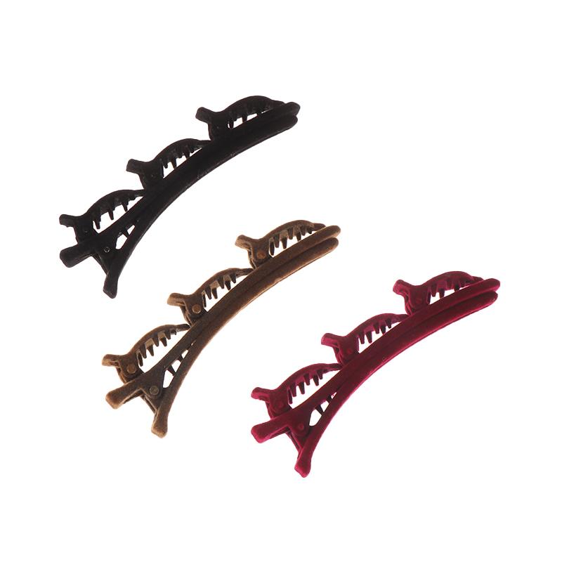 Flocked Bangs Hair Clip Headwear Women Cute Barrettes Hairgrip Braided Hairpins Hair Accessories