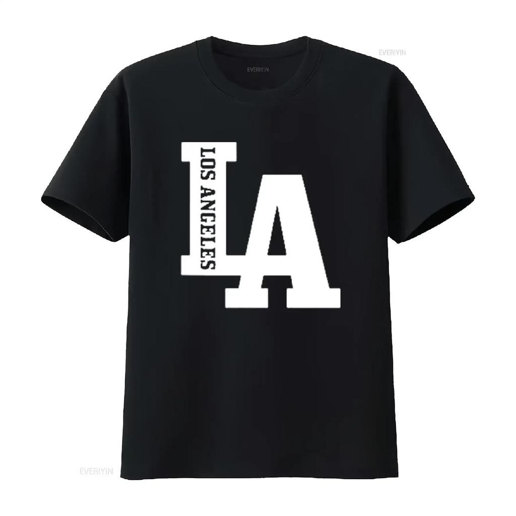 Los Angeles California LA Vintage Pride T Shirt vintage Washed Top For Everyday Wear Breathable designer clothes Slightly