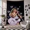 Wall TapestryTaylor Swift Art Hanging Cloth Decorative Background Cover for Room Decoration