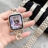 Luxury Metal WatchBand For Apple Watch Ultra 8 7 6 5 4 Starlight Steel Chain Strap For iWatch 38MM 41MM 42MM 44MM 45MM 40MM 49MM