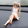 Аниме Фигурка Мультяшная kawaiii Yosuga no Sora Касугано Сора сидячая поза Фигурка Действия Корпус Хост-компьютера Декор автомобильный Орнамент