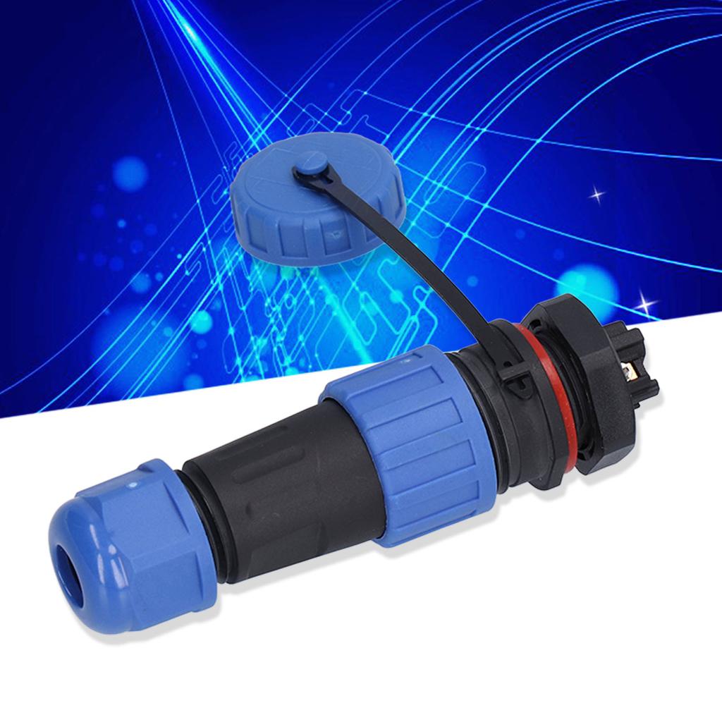 Aviation Cable Connector Socket Waterproof 4 Pin Male Plug Female Sockets 380V 5A LP16