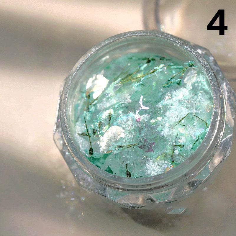 1 коробка микс для ногтей сухоцветы ракушки блестки для ногтей блестящая мука гипервспышка блестки нейл-арт украшения для ногтей своими руками