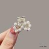 Alloy Pearl Hair Clip Rhinestone Crab Claw Clip Gifts Mini Hair Hairpins