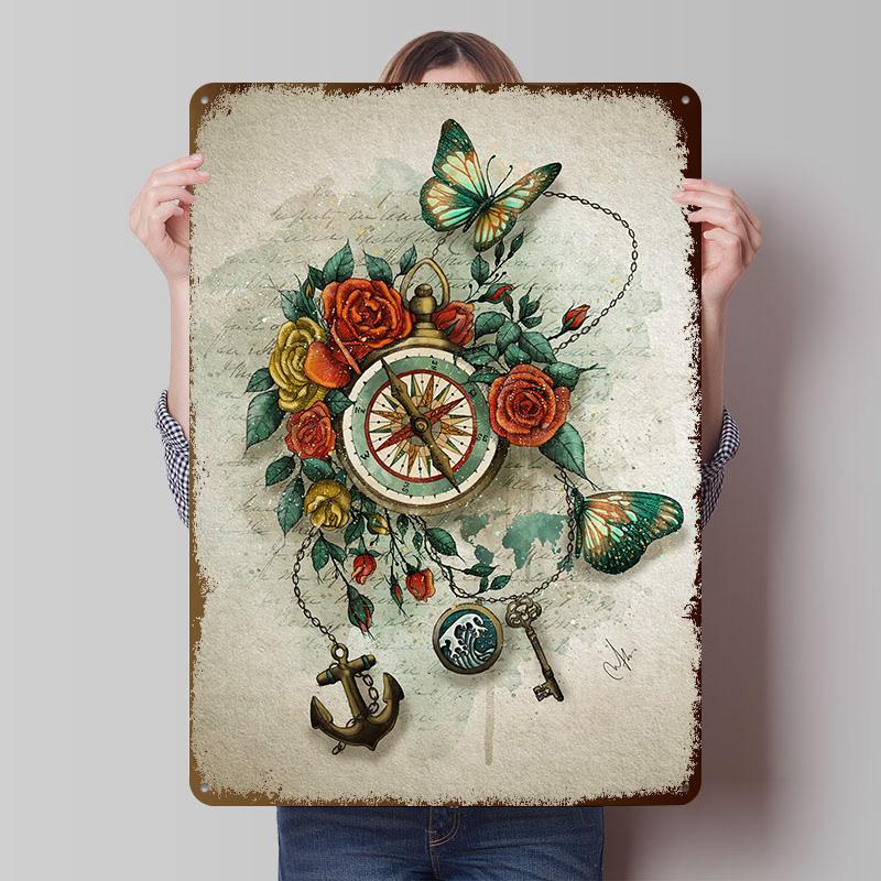 To Guide You Home Tinplate Poster Customized Wall Art Vintage Metal Signs Retro Tin Plaque for Gaming Room Decoration Desk Decor