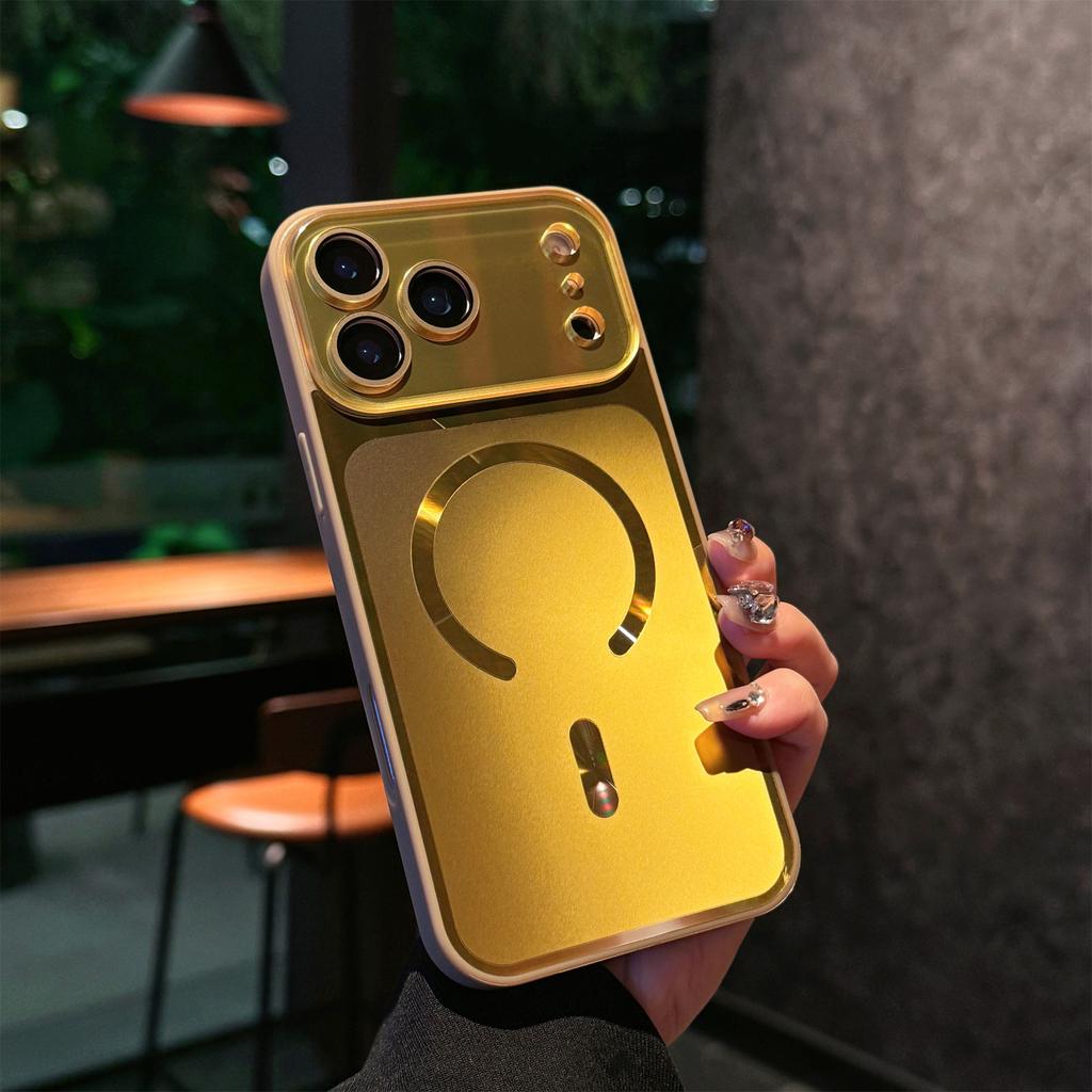For iPhone 17 Pro Max Case Compatible with MagSafe TPU PC Phone Back Cover with Lens Film