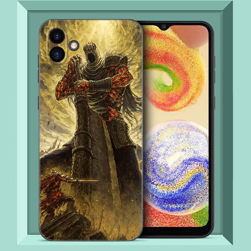 Игровой чехол для телефона Dark Souls из черного силикона для Samsung Galaxy A01 A03 Core A04 E A02 A05 A10 A20 A21 A30 A50 S A6 A8 Plus A7 2018