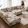 Эластичный чехол для дивана с цветочным принтом, эластичные чехлы для защиты мебели, чехлы для диванов, чехлы для диванов на 1/2/3/4 места для гостиной