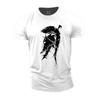 Men's Short Sleeved T-shirt Spartan 3D Graphic Shirt Round Neck Large Clothes Men's Casual Tshirt