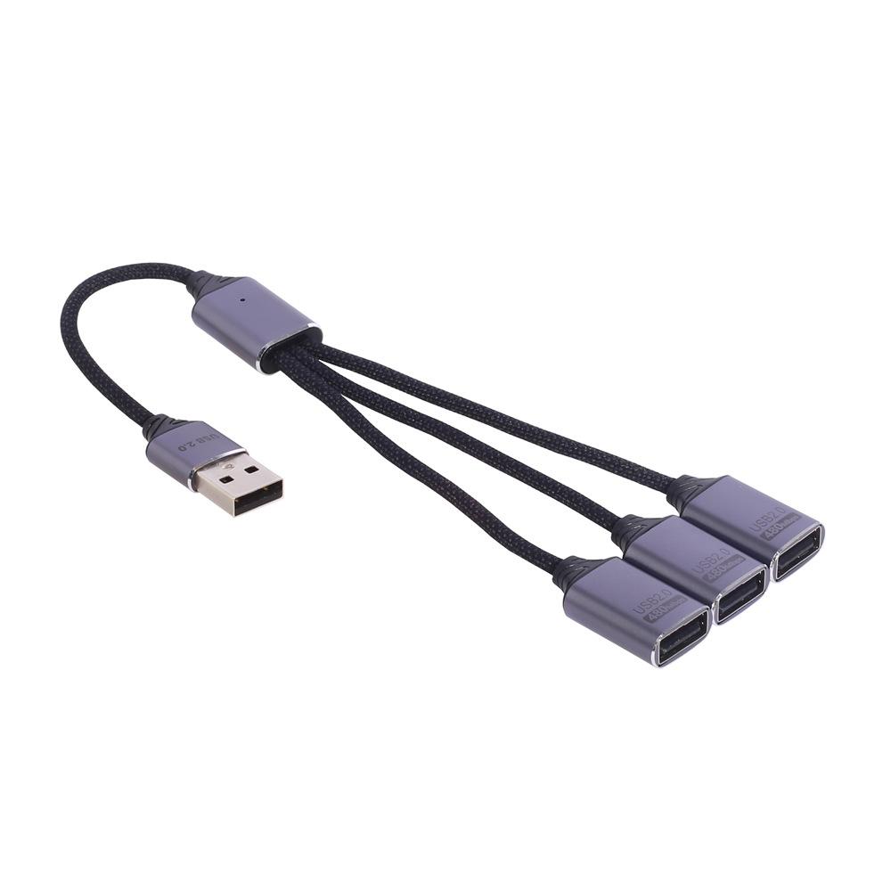 Две модели USB Type-C разветвитель 1-в-3 Двухрежимный удлинитель для данных и зарядки для мышей и клавиатур