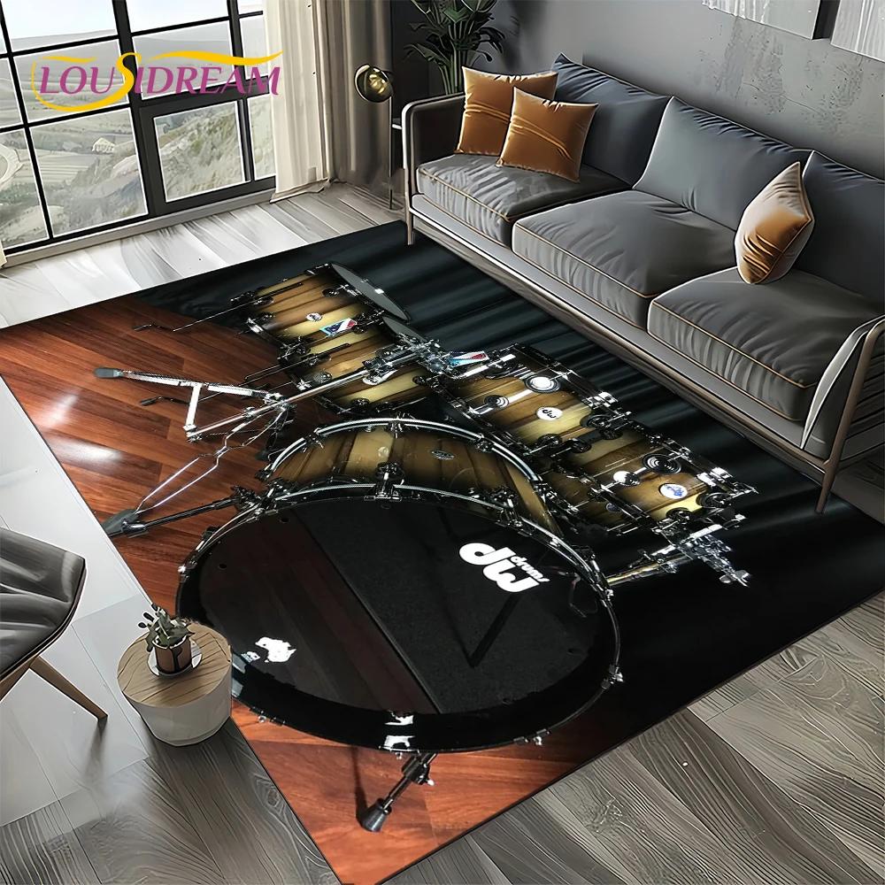27 Стиль Новый Тарелка DW Ударная установка Ударная установка Музыкальные инструменты Ковер Коврик для Гостиной Спальни Дома Дивана, Детский Нескользящий Напольный Коврик