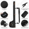 Canvas Fishing Rod Bag Portable Fishing Rod Reel Storage Tubes Cases Fishing Rod Fly Fishing Bag