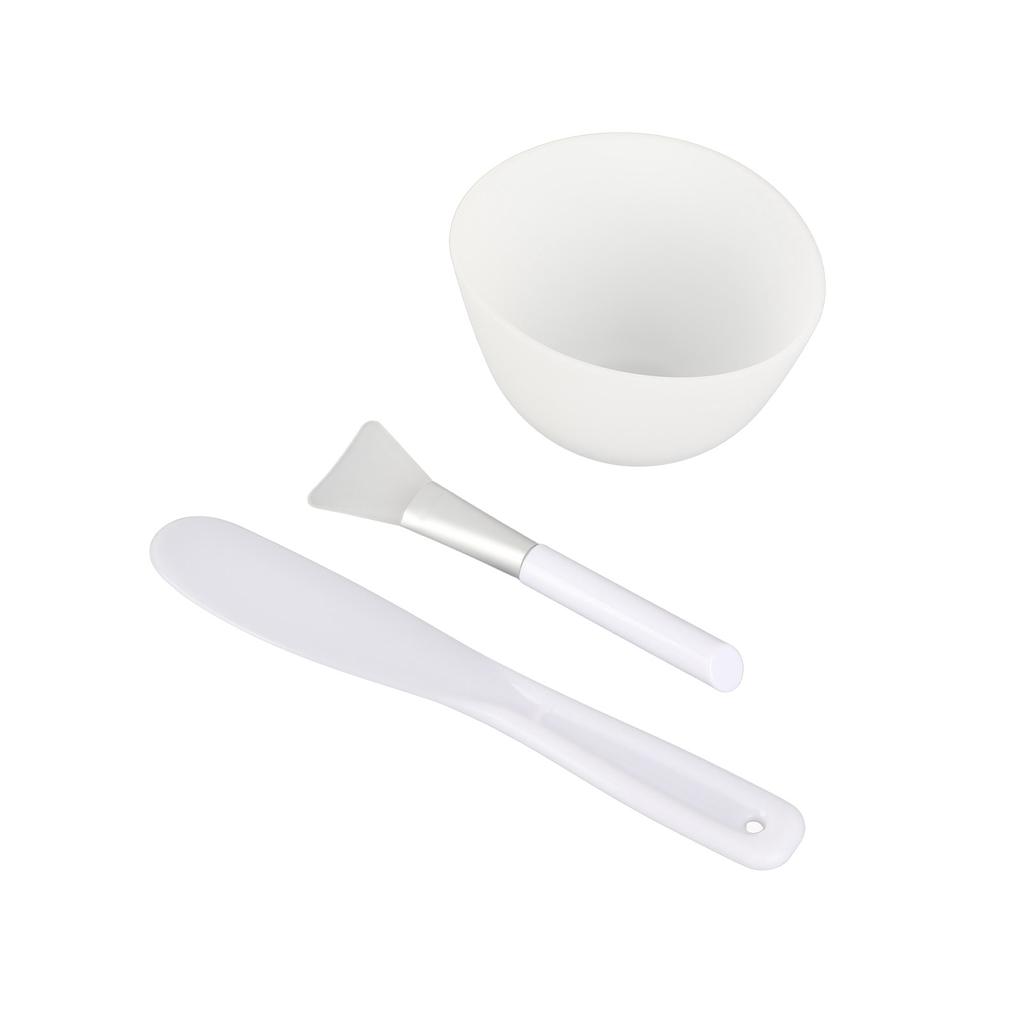 Набор инструментов для самостоятельного создания маски из 3 предметов, силиконовая миска для маски, кисть для маски, шпатель, набор инструментов для самостоятельного смешивания масок