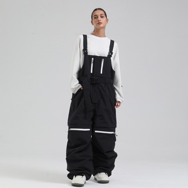 Унисекс профессиональные свободные лыжные брюки: Ветрозащитный и теплый для занятий спортом на открытом воздухе.