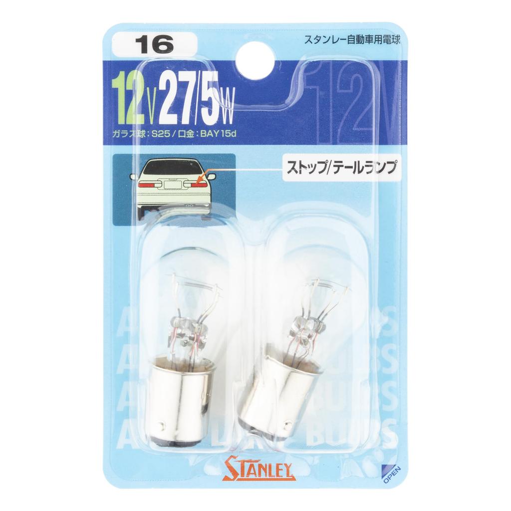 Стэнли Электрик (СТЭНЛИ) BP4845 Лампочка блистерная 12 В 27/5 Вт NO16