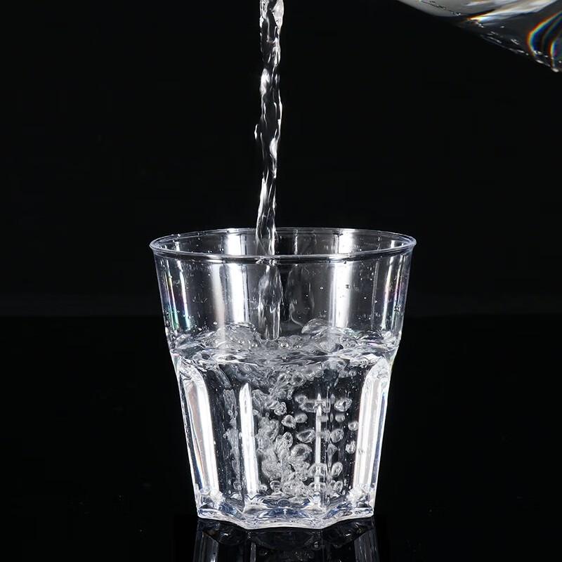 Fangcaodi Disposable Octagonal Hard Plastic Cups