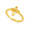 925 Sterling Silver Gold Vermeil Celtic Trinity Knot Women Ring