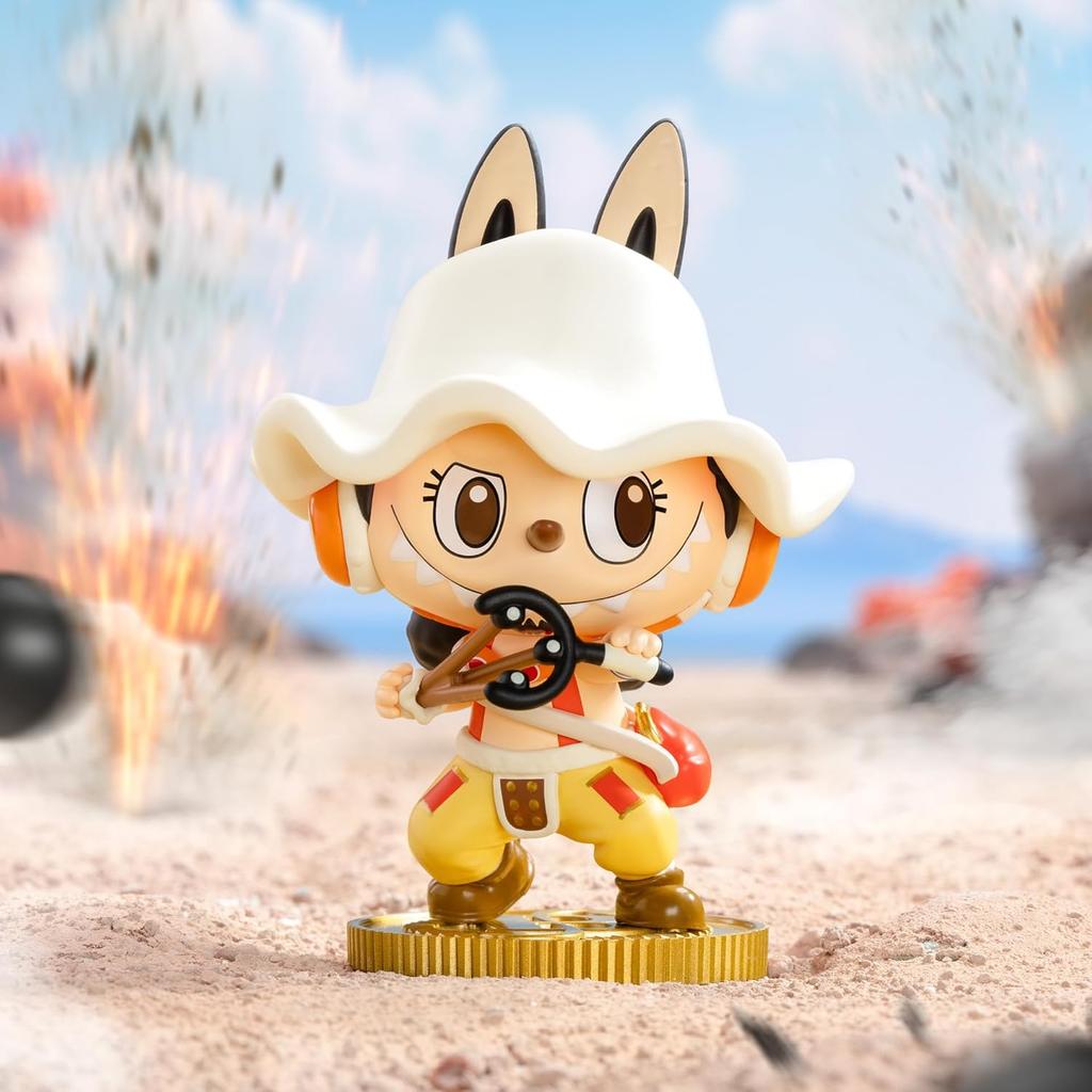 POP MART Фигурки из серии Монстры × Ван Пис, Фигурки-сюрпризы в закрытых коробках, Праздничные подарки на день рождения для девочек и мальчиков, Одна коробка