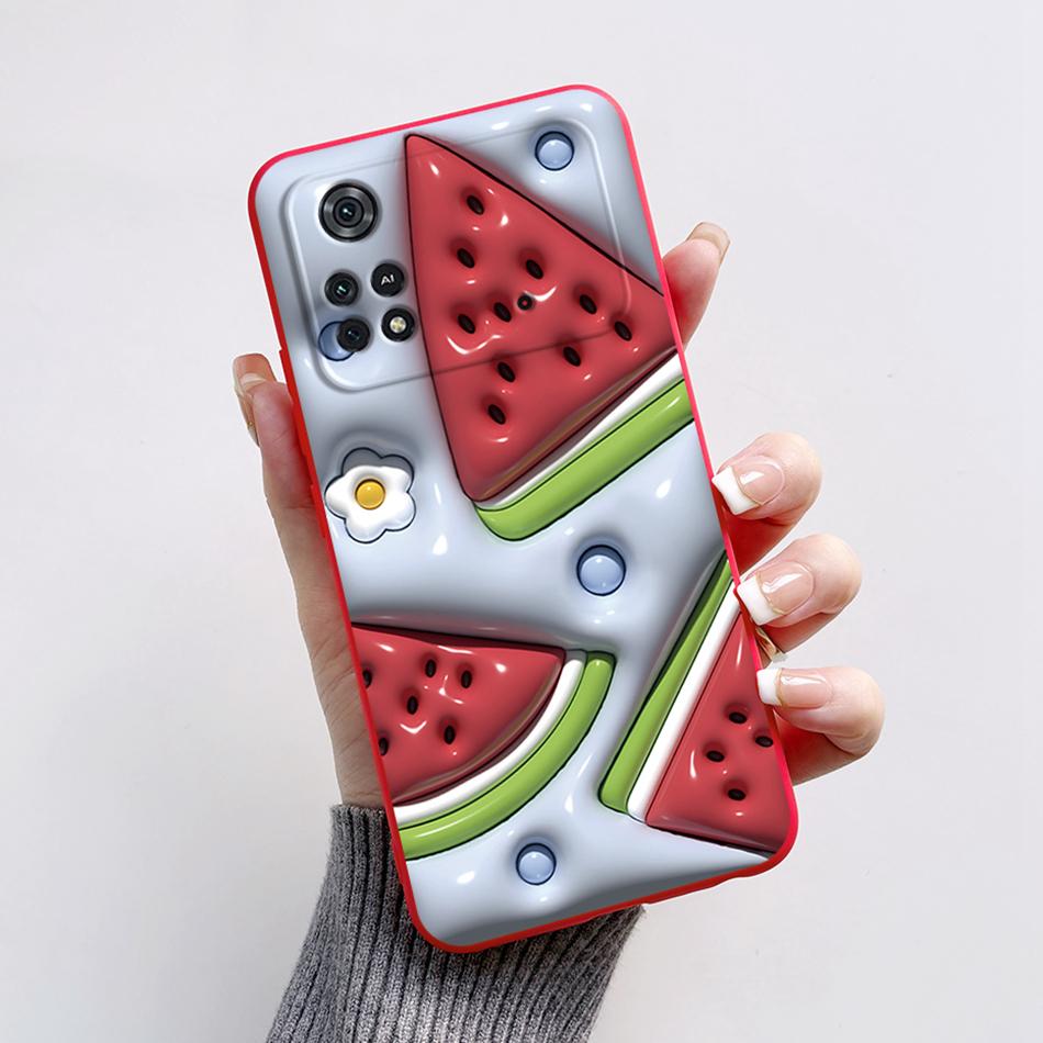 For Xiaomi Poco M4 Pro 4G Case Cute Cartoon Frog Cover Soft Silicone Phone Case For Xiaomi Poco M4 Pro PocoM4 5G Fundas Bumper