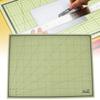 Portable Folding A2 Self Healing Cutting Mat Grid Line Paper Leather Fabric Crafts Carving