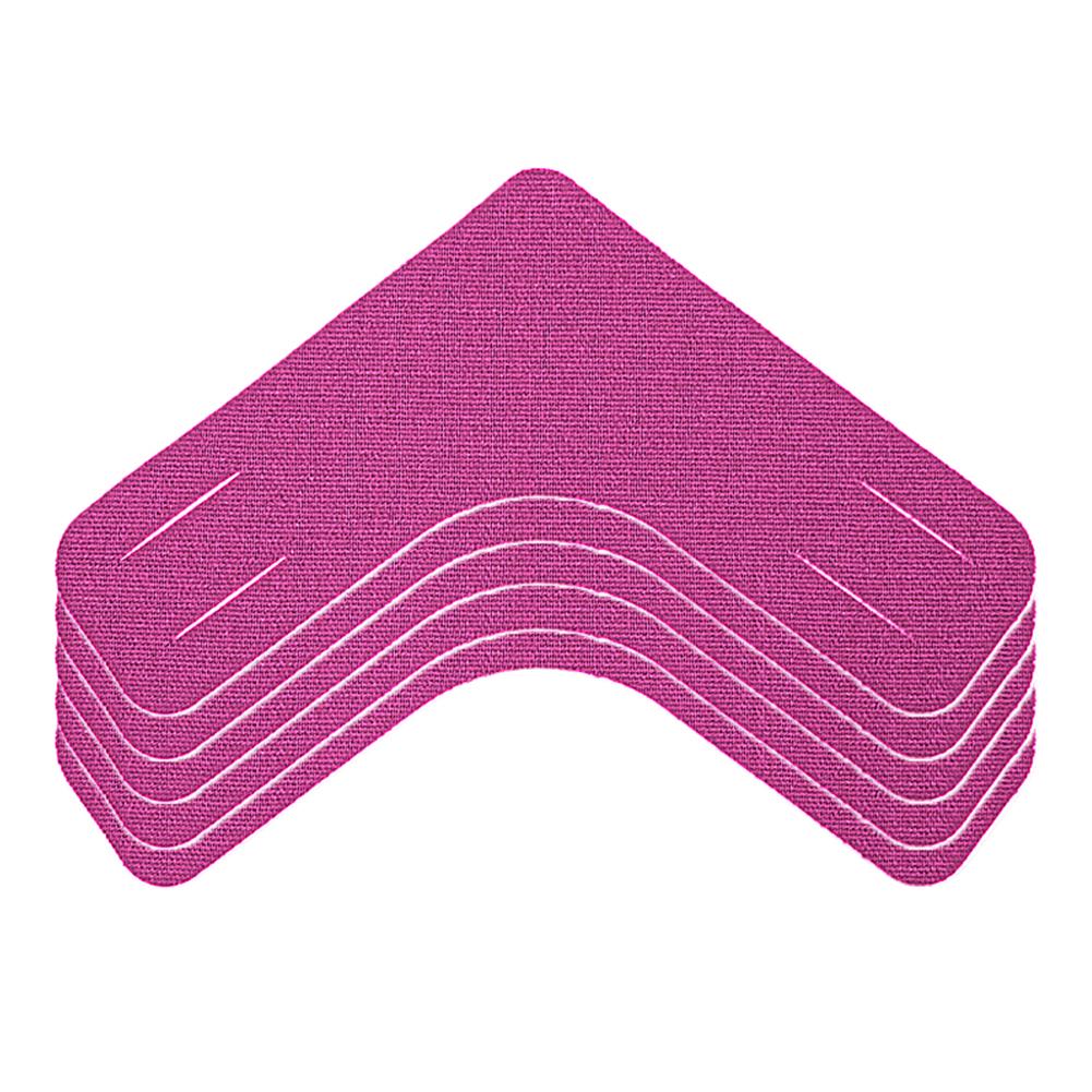 5 шт. предварительно вырезанные V-образные мышечные пластыри многоцелевые баскетбольные фитнес-пластыри для защиты мышц эластичные дышащие спортивные поддерживающие пластыри