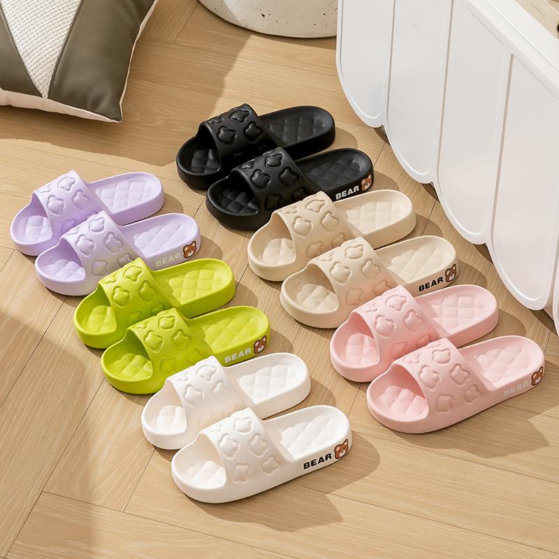 Новые модные летние парные нескользящие мягкие шлепанцы, гибкие удобные сандалии для мужчин и женщин, повседневные тапочки, женские домашние шлепанцы