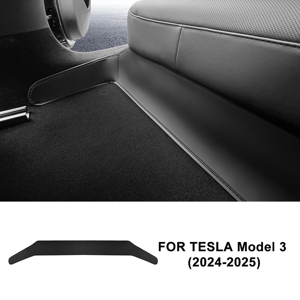 Suede Leather Anti-Kick Door Sticker for Tesla Model 3 Model Y 2017-2026 Interior Protection