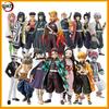 Горячая Аниме Клинок Рассекающий Демонов Kimetsu Yaiba Фигурка Камадо Танджиро Действие Агацума Зеницу Незуко Воин Модель Игрушки ПВХ без Позы Подвижный Масштаб 5