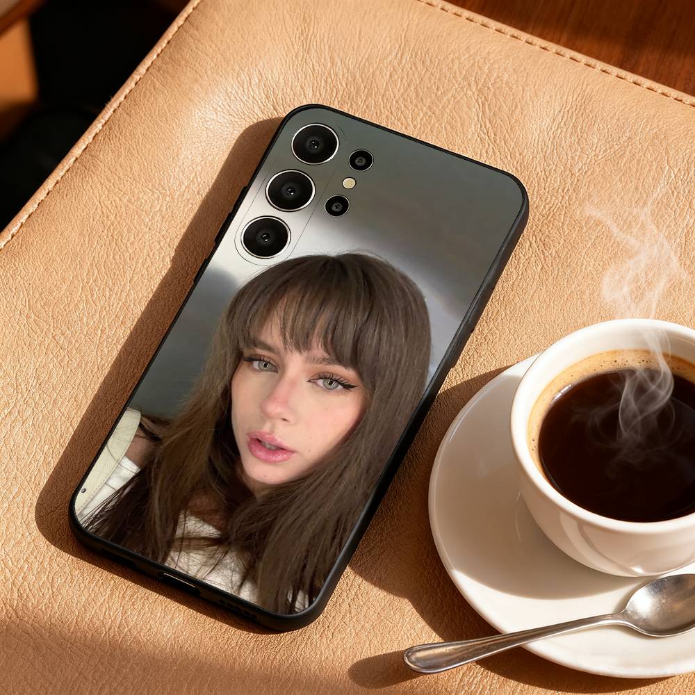 Чехол для телефона актрисы Асуль Гуайта для Samsung S26, S25, S24, S21, S22, S23, S30, Ultra, S20, FE, Lite, 10, 9, Черный чехол