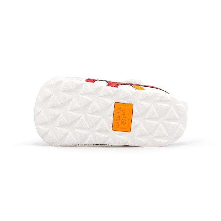 Onitsuka Tiger MEXICO 66 TS Classic And Versatile Breathable Low top Sports Casual Shoes White Red Infant And Toddler 1184A074-102