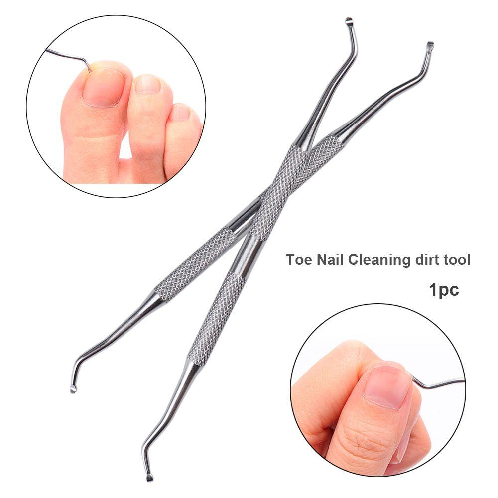 Stainless steel Cleaning dirt Ingrown  Toe Nail Lifter Pedicure tool Onychomycosis Manicure kit