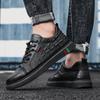 Fashion Men's 2024 Spring and Autumn New Student Forrest Gump Shoes Men's Fashion Breathable Crocodile Casual Shoes Board Shoes Sneakers