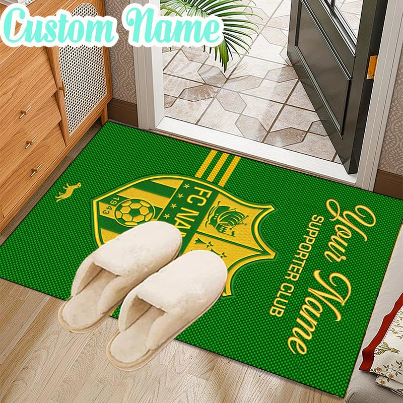 Custom Name Nantes Crest Design Rug Office Rug Chair Mat Non Slip Carpet Rugs for Bedrooms Dining Room Living Room Home Decor gifts