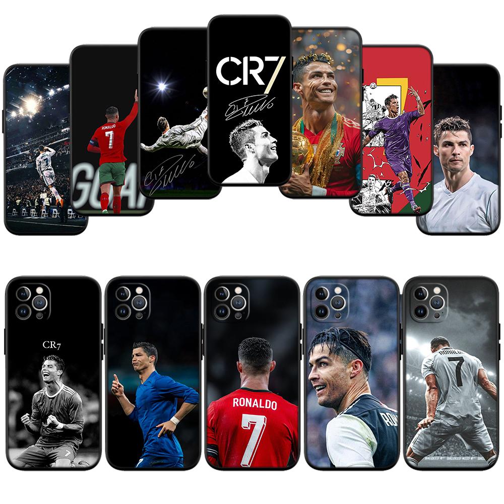 C-cr7 New High-End Shell Phone Case for iPhone 16 15 14 13 12 Pro Max Plus Mini