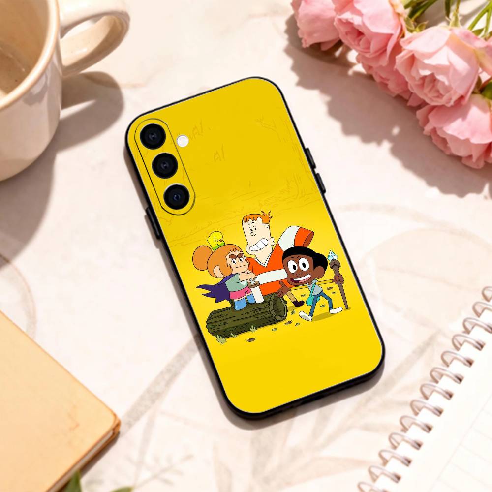 Adventure Craig of the Creek phone Case For Samsung Galaxy A73,A72,A71,A70,A53,A52,A51,Others Soft Black Shell