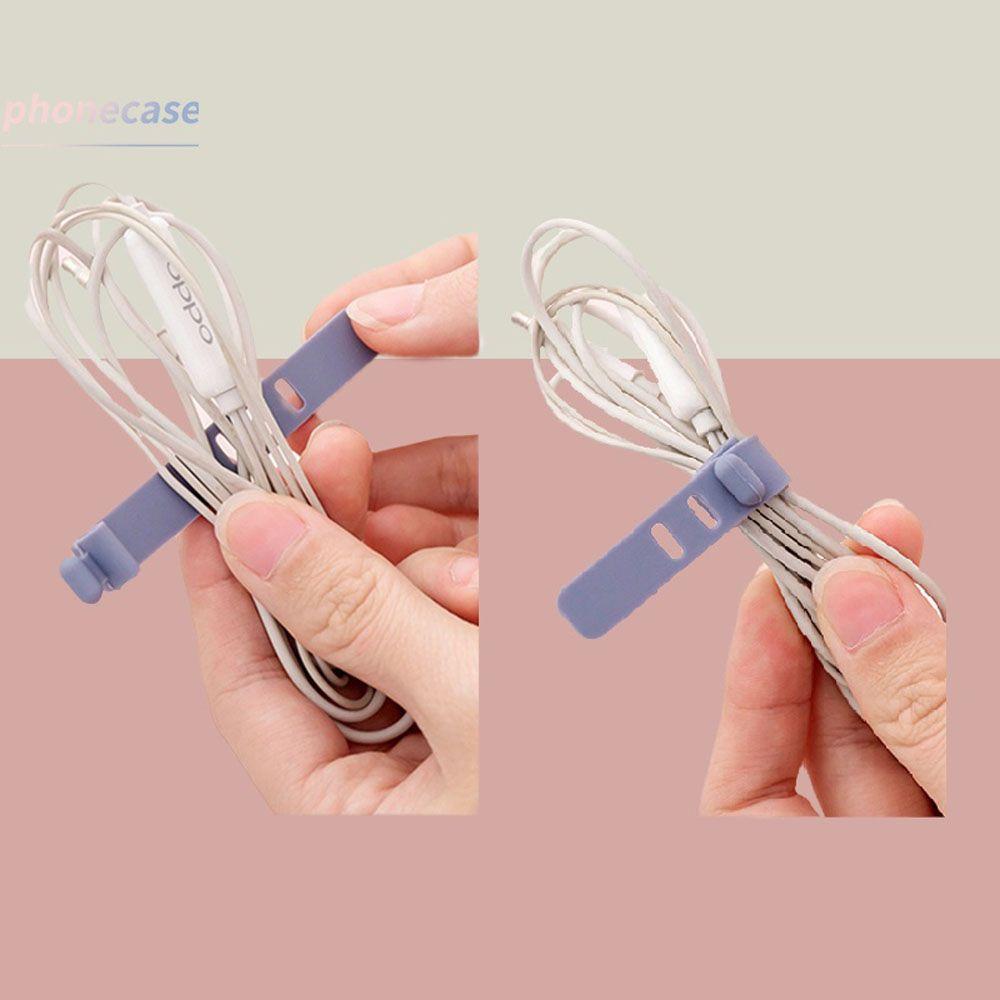 Офисные принадлежности Защитный чехол для кабеля для зарядки Органайзер для кабеля Держатель для кабеля Устройство для намотки кабеля Зажим для гарнитуры