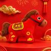 2026 Horse Year Horse Plush Toys Red Stuffed Animal Decoration Cartoon Horse Doll  Chinese New Year