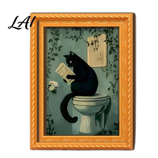 Artistic Photo Storage for Kitchen Appliances Funny Wooden Fridge Magnets Frame Retro Cute Cat in Bathroom Magnetic Rustic Brown Frames Metal