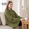 Electric Heated Shawl USB Wrap for Women, Wearable Blanket with 3 Couch Heat Settings, Fast Heating Hooded Cape Home Office Travel Use
