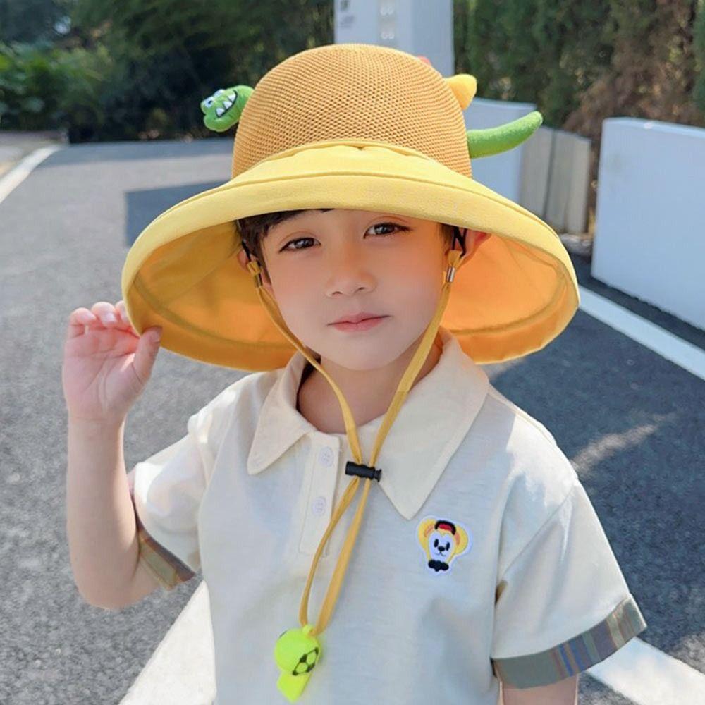 Солнцезащитная кепка с защитой от УФ-лучей, пляжная кепка с широкими полями, детская панама для улицы, для младенцев, девочек, мальчиков