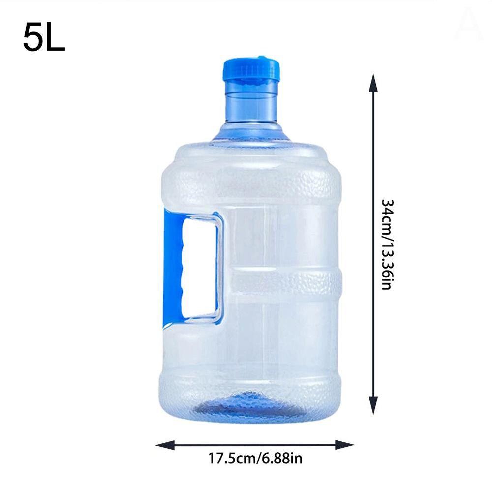 1Pcs Portable Pure Water Bottle Jug Food Grade Dispenser Barrel Durable Mineral Water Container