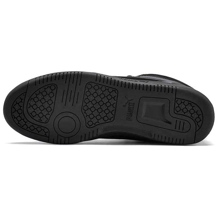 Puma Rebound LayUp SD Fur - Черные кроссовки унисекс Castlerock 369831-01