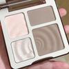 Палитра хайлайтеров для контурирования лица, косметика, осветлитель, макияж, 4 цвета, матовая палитра, 1 шт., 02 2