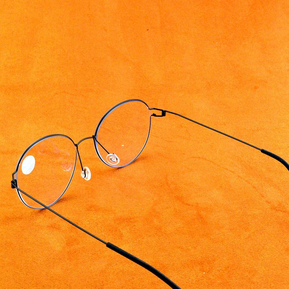 Безвинтовые медицинские носовые упоры из титанового сплава, противоскользящие дужки, круглые очки для чтения с 12-слойными линзами ручной работы, от +0,75 до +4