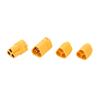 RC Model MT60 Plug 3 Pole Male Female Connector Gold Plating Universal for RC Vehicle Aircraft Ship Yellow