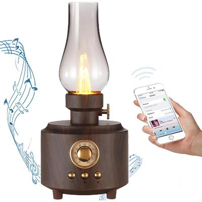 Керосиновый Bluetooth-динамик в стиле ретро со светодиодной подсветкой, портативная музыкальная шкатулка Bluetooth, динамик Bluetooth, мощный бас, высокая громкость Bluetooth 5.0