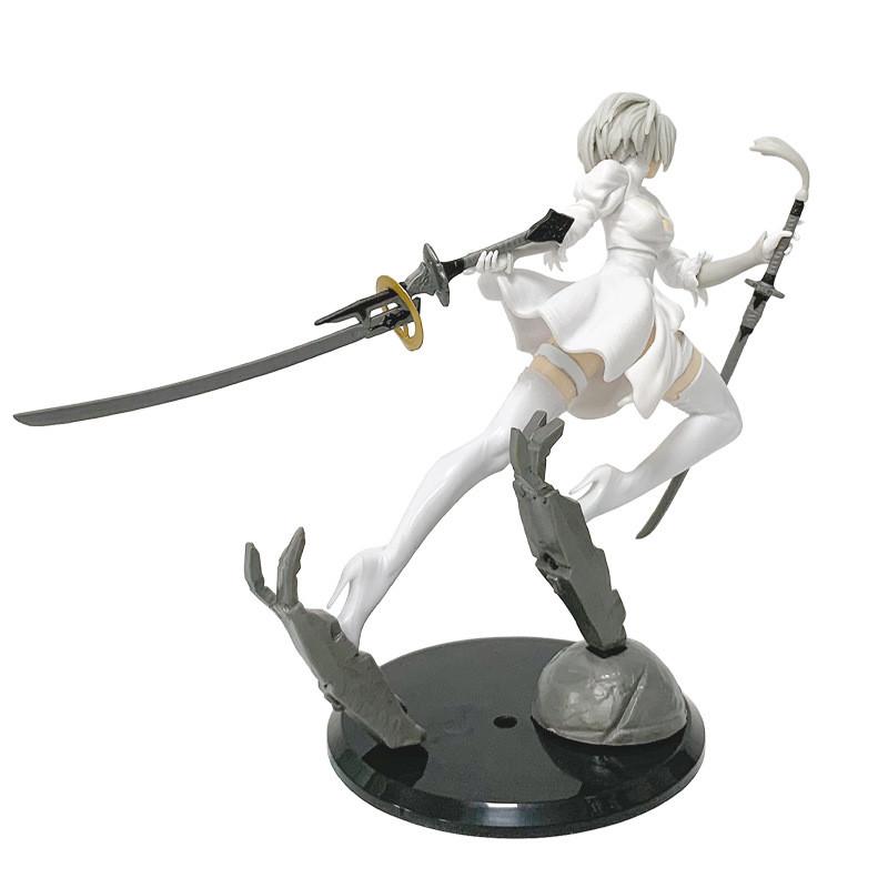 Nier Automata 2b Pvc Figurine With Articulated Parts For Cosplay And Collection