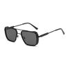 Trendy Metal Square Steampunk Sunglasses Custom Logo  Metal Shades Sun Glasses